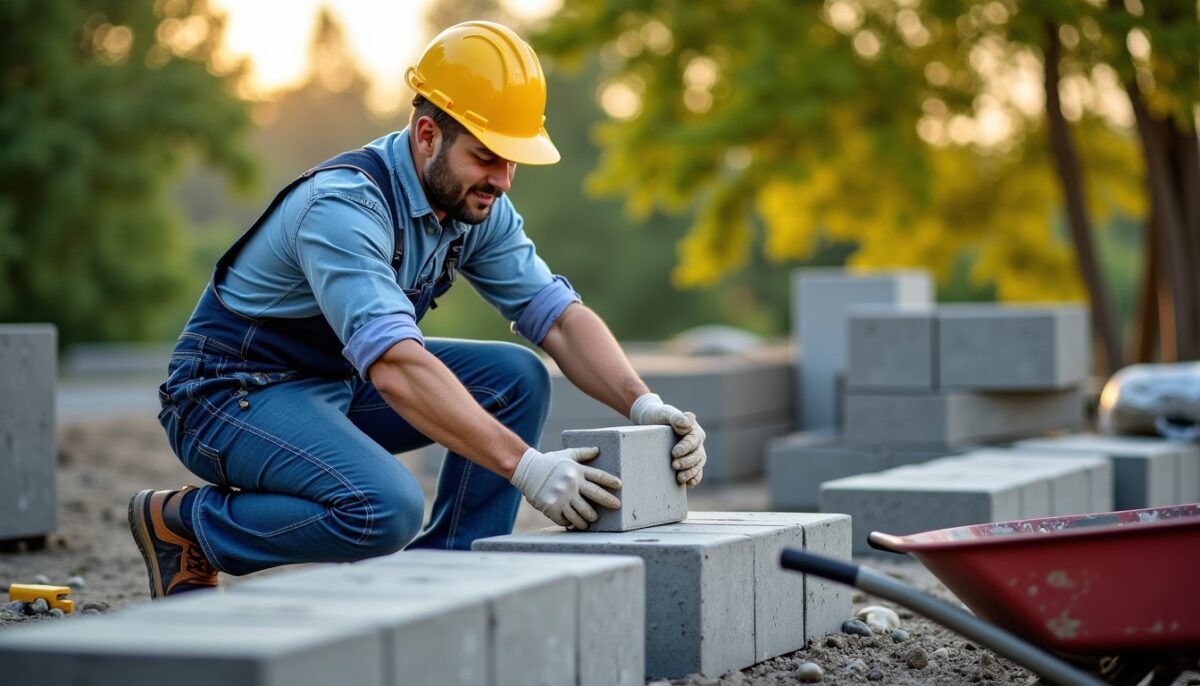 Construire un mur en parpaing : astuces pour une finition sans enduit