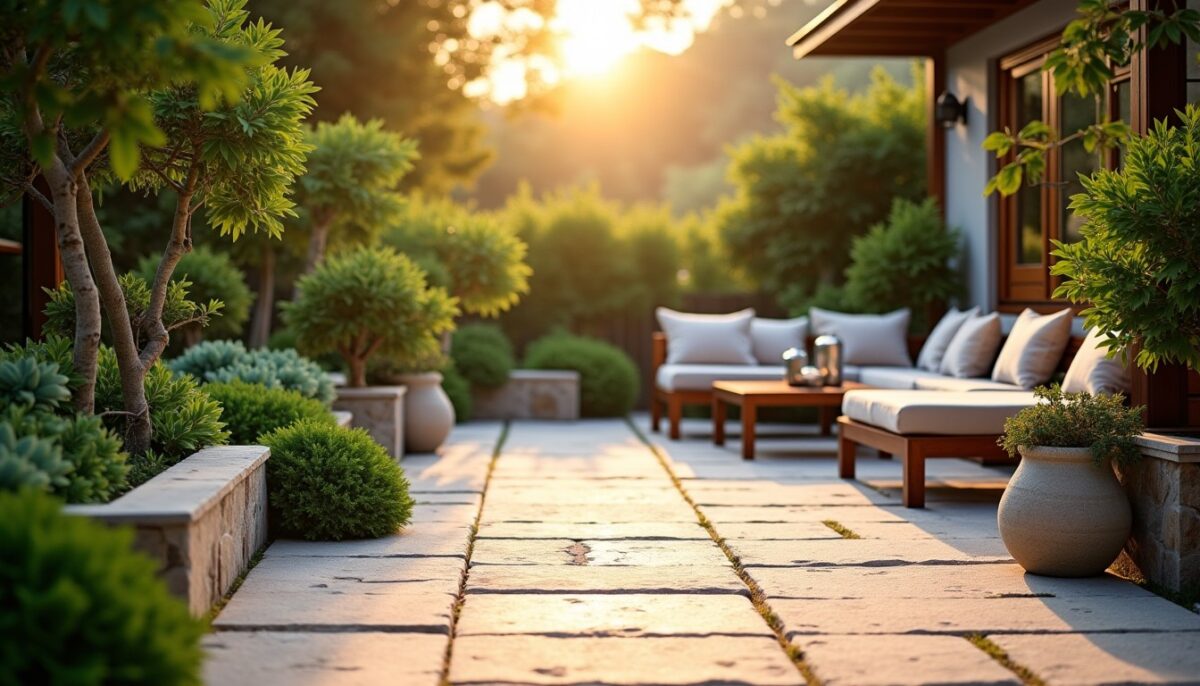 Aménager une terrasse en pierre naturelle : astuces durables pour un espace extérieur intemporel