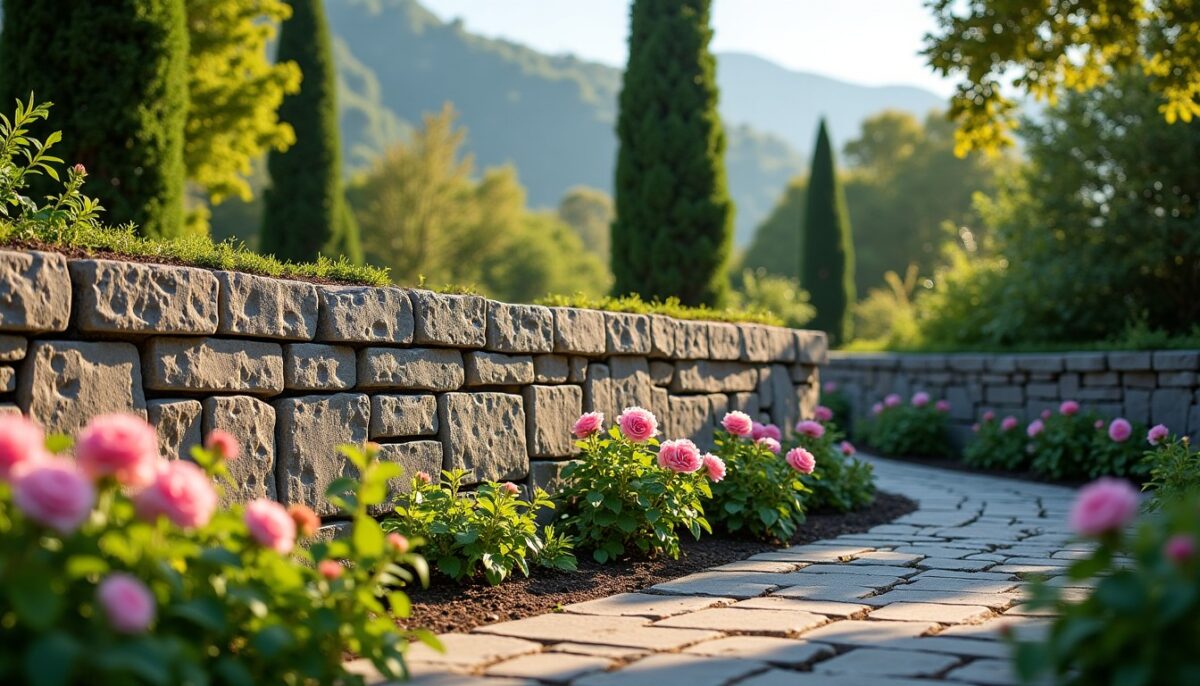 Muret en pierre : sublimez votre jardin avec charme et robustesse