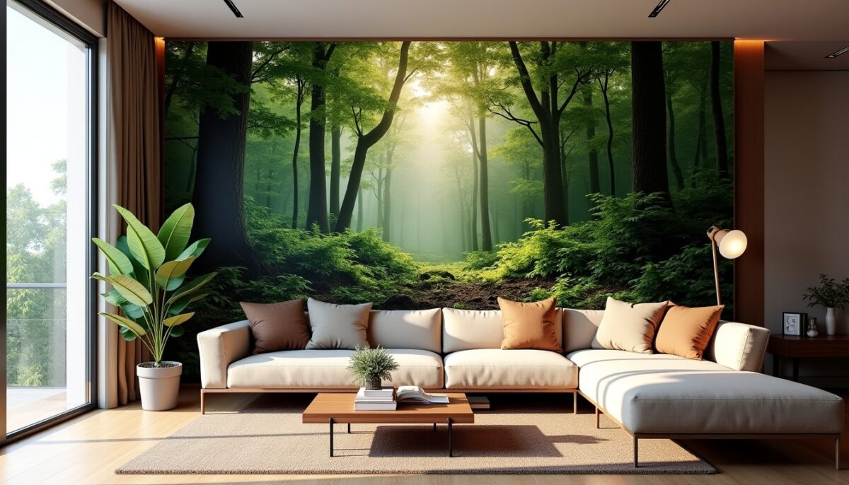 Apportez la nature chez vous grâce à un papier peint panoramique immersif