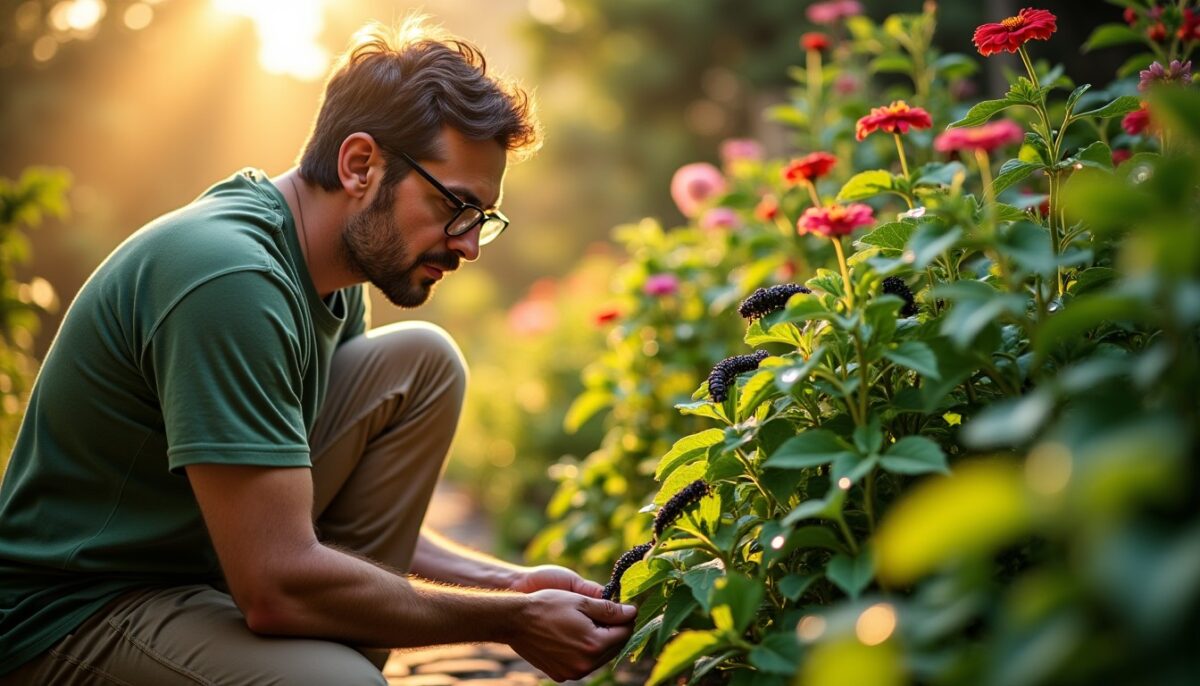 Détecter et maîtriser efficacement les chenilles noires dans votre jardin