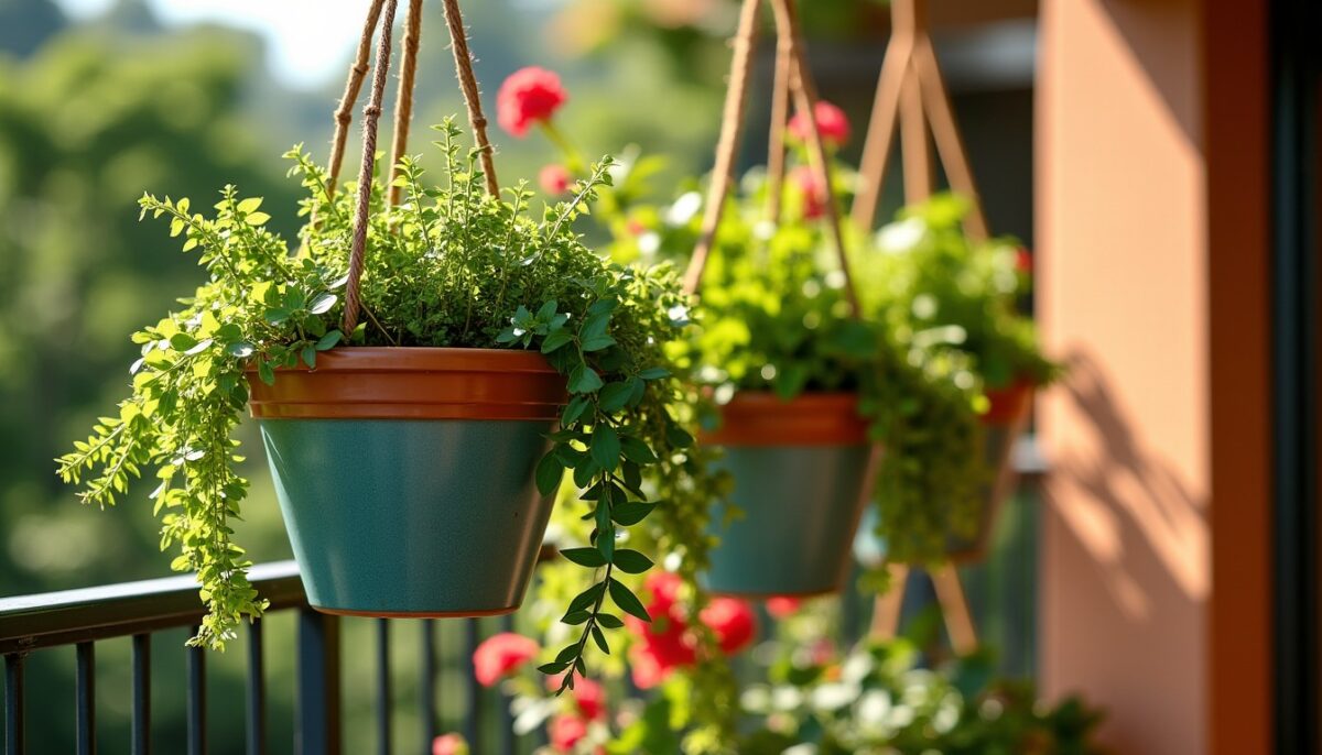 Le guide essentiel pour sélectionner et installer vos pots suspendus et créer un jardin aérien florissant