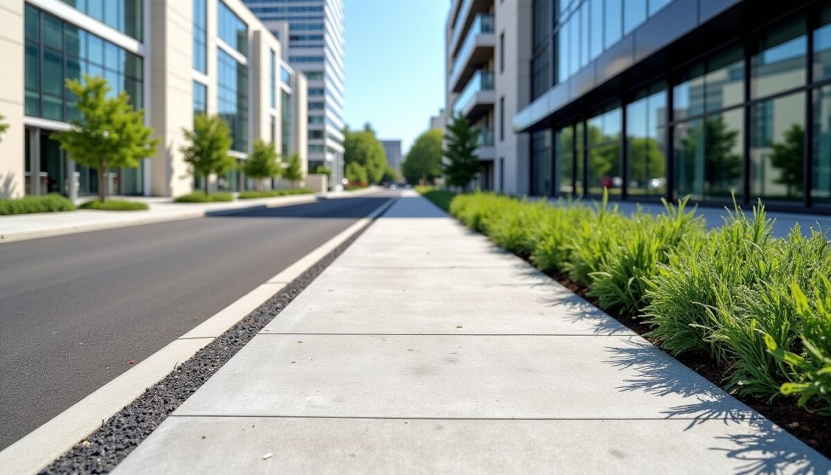Concevoir un trottoir périphérique : allier sécurité et longévité pour un aménagement durable
