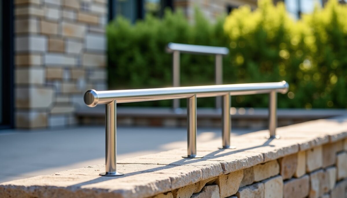 Guide pratique pour sécuriser un muret grâce à des garde-corps en inox