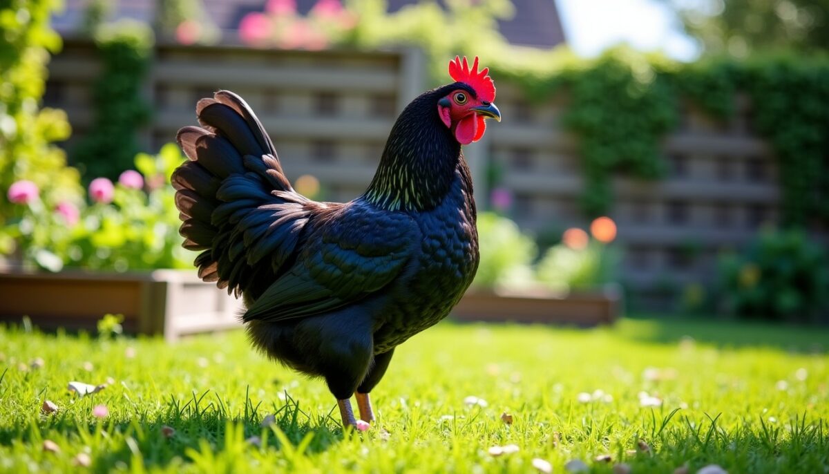 Poulette noire : découvrez tout sur cette race de poules idéale pour votre jardin